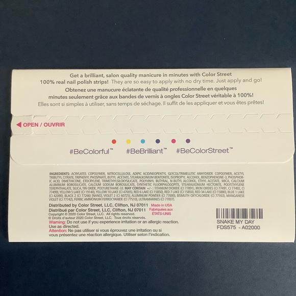 Color Street - Snake My Day - NEW! - Picture 5 of 5